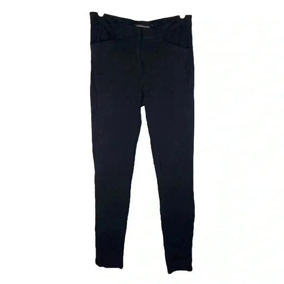 Andrew Marc Black Stretchy Minimalist Skinny Pants - Picture 1 of 5